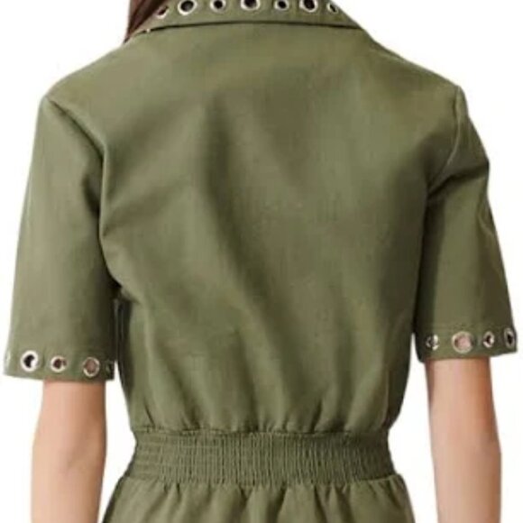 Maje Ramil Military-Style Dress - Picture 3 of 5